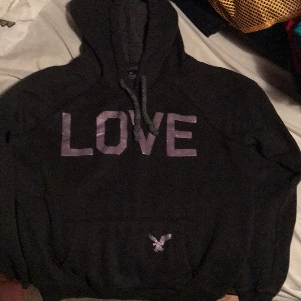 American eagle LOVE hoodie